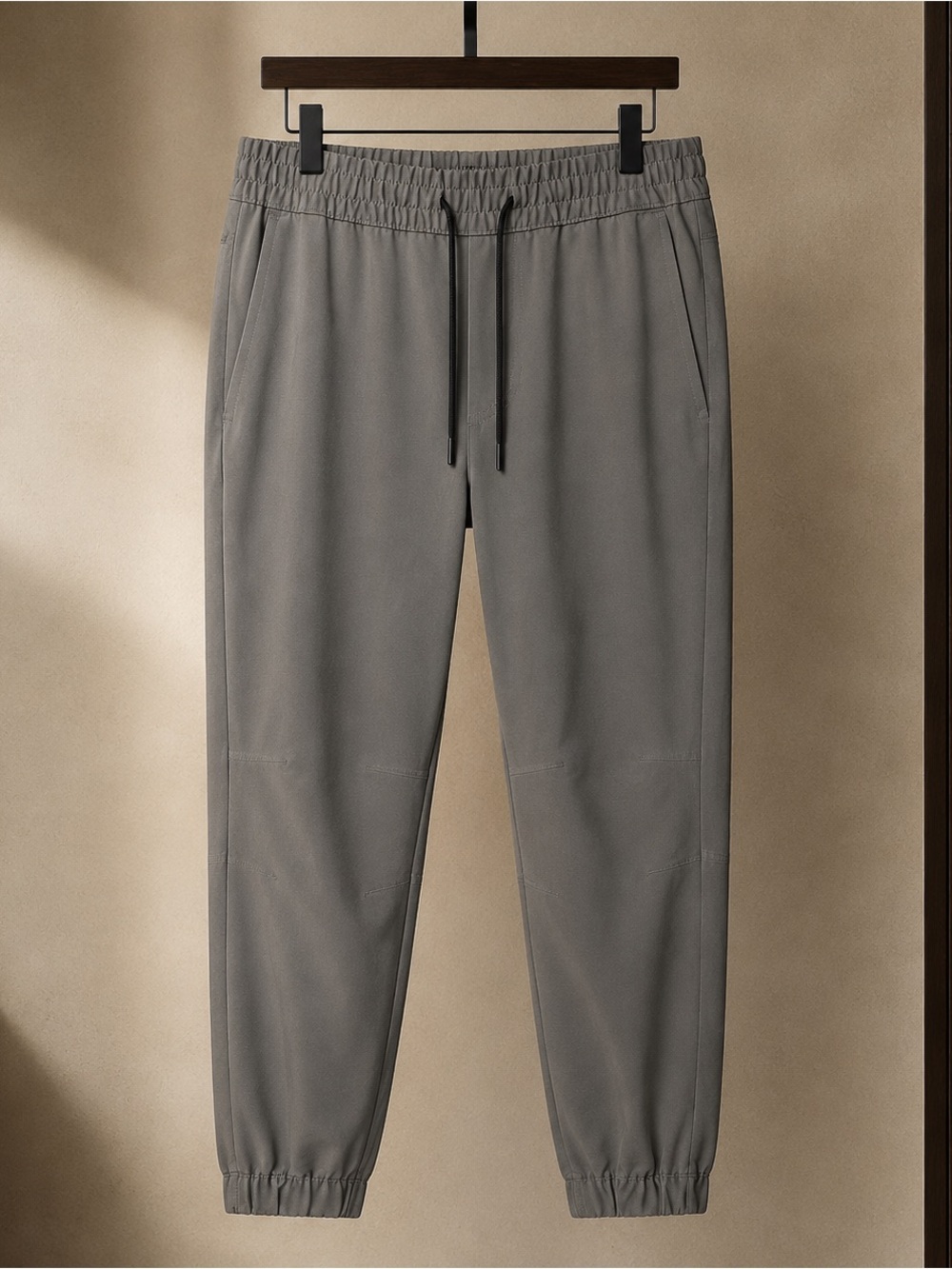 Abercrombie & Fitch 4-Way Stretch Crossover Joggers Grey M Short